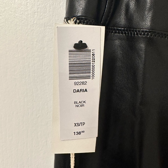 ARITZIA DARIA LEATHER LEGGINGS - Picture 2 of 3
